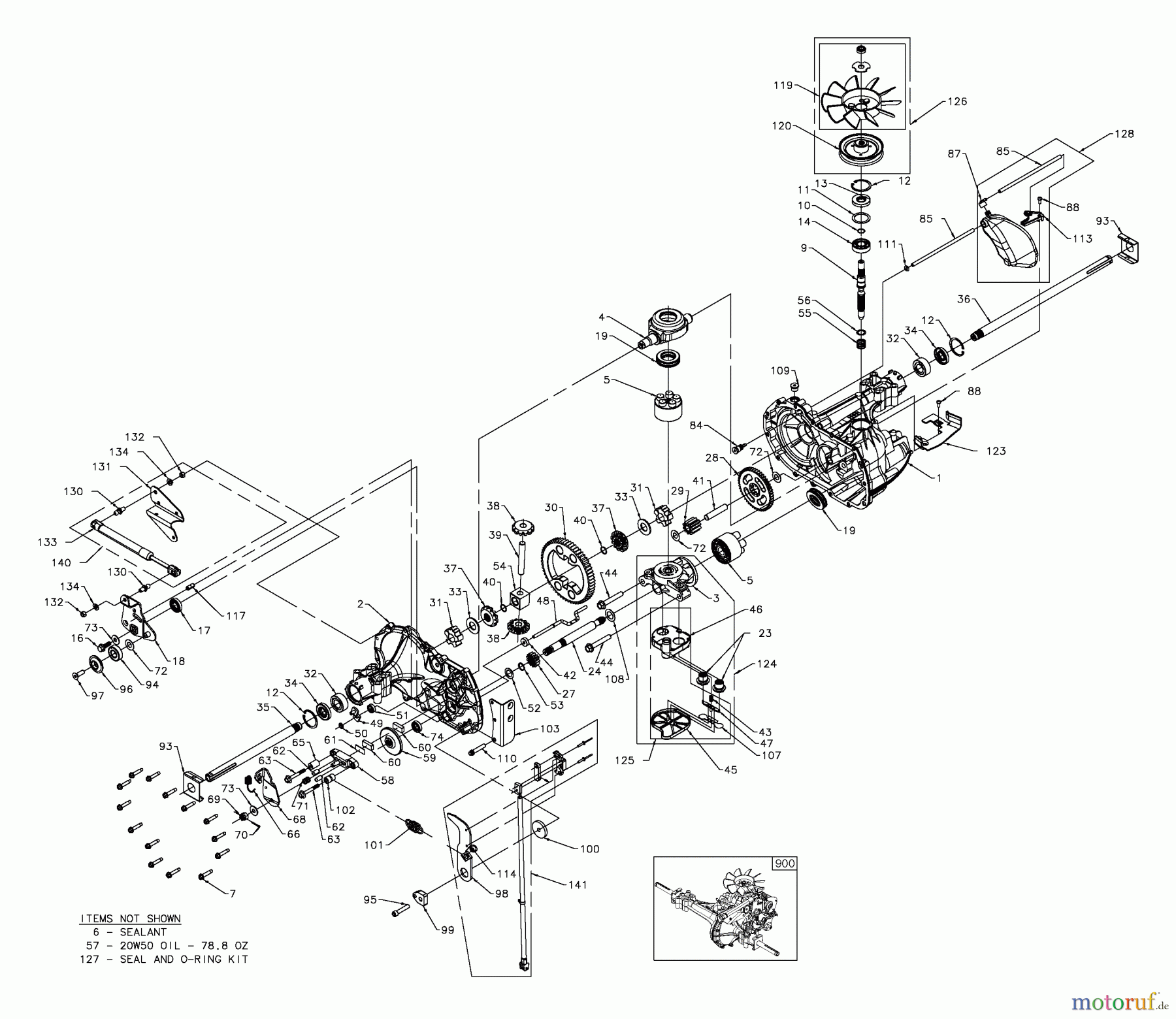  Husqvarna Rasen und Garten Traktoren YTH 2242T (917.279180) - Husqvarna Yard Tractor (2006-05 & After) (Sears Craftsman) Hydro Transaxle