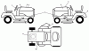 Husqvarna YTH 2242T (96043002102) - Yard Tractor (2008-01 & After) Spareparts Decals