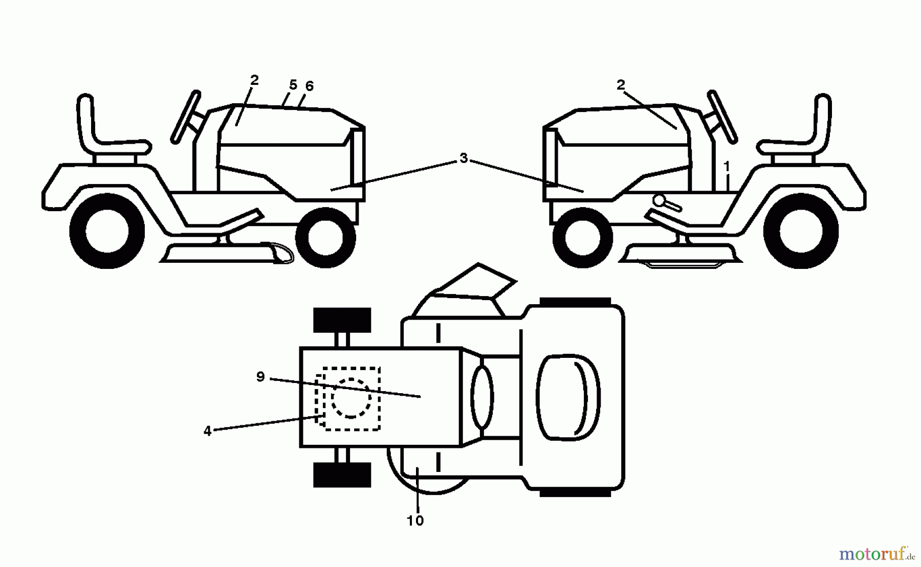  Husqvarna Rasen und Garten Traktoren YTH 22V42LS (96043011301) - Husqvarna Yard Tractor (2011-01 & After) DECALS