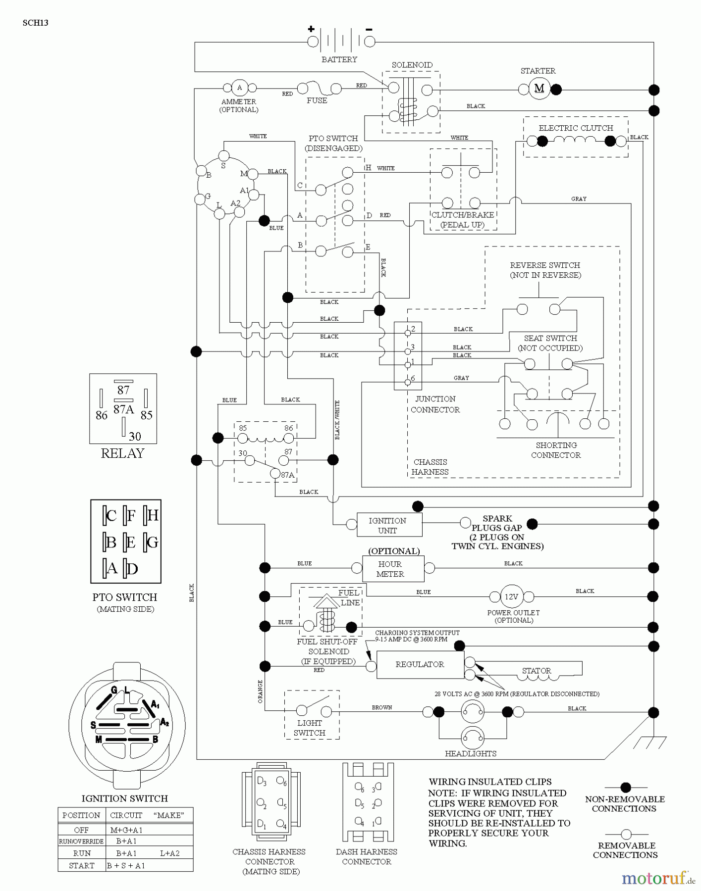  Husqvarna Rasen und Garten Traktoren YT 46LS (96043015100) - Husqvarna Yard Tractor (2012-10 & After) SCHEMATIC