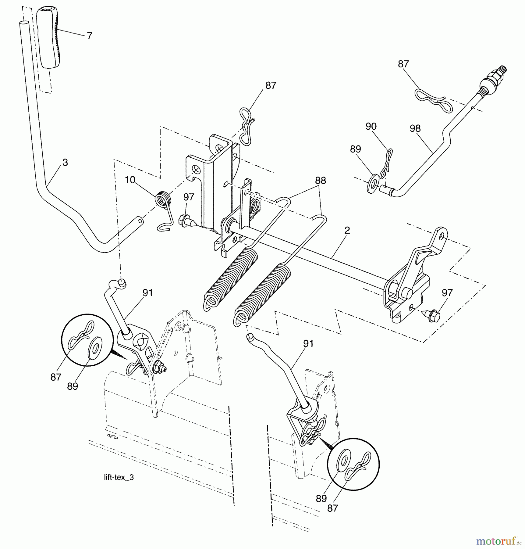  Husqvarna Rasen und Garten Traktoren YTH 2348 (96045000504) - Husqvarna Yard Tractor (2008-11 & After) Decals