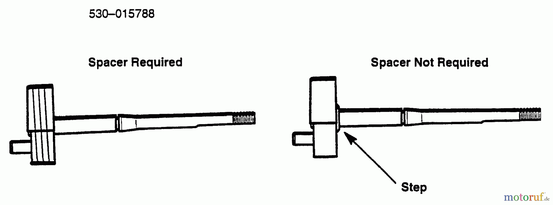  Husqvarna Bläser / Sauger / Häcksler / Mulchgeräte 132 HBV - Husqvarna Handheld Blower Vacuum (1996-01 & After) Crankshaft Spacer