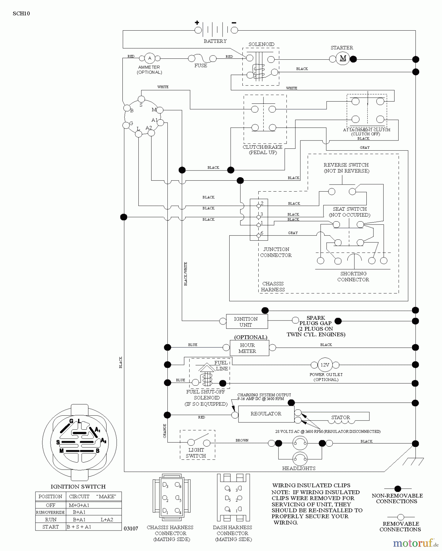  Husqvarna Rasen und Garten Traktoren YTH 20K46 (240462) - Husqvarna Yard Tractor (2011-05 & After) SCHEMATIC