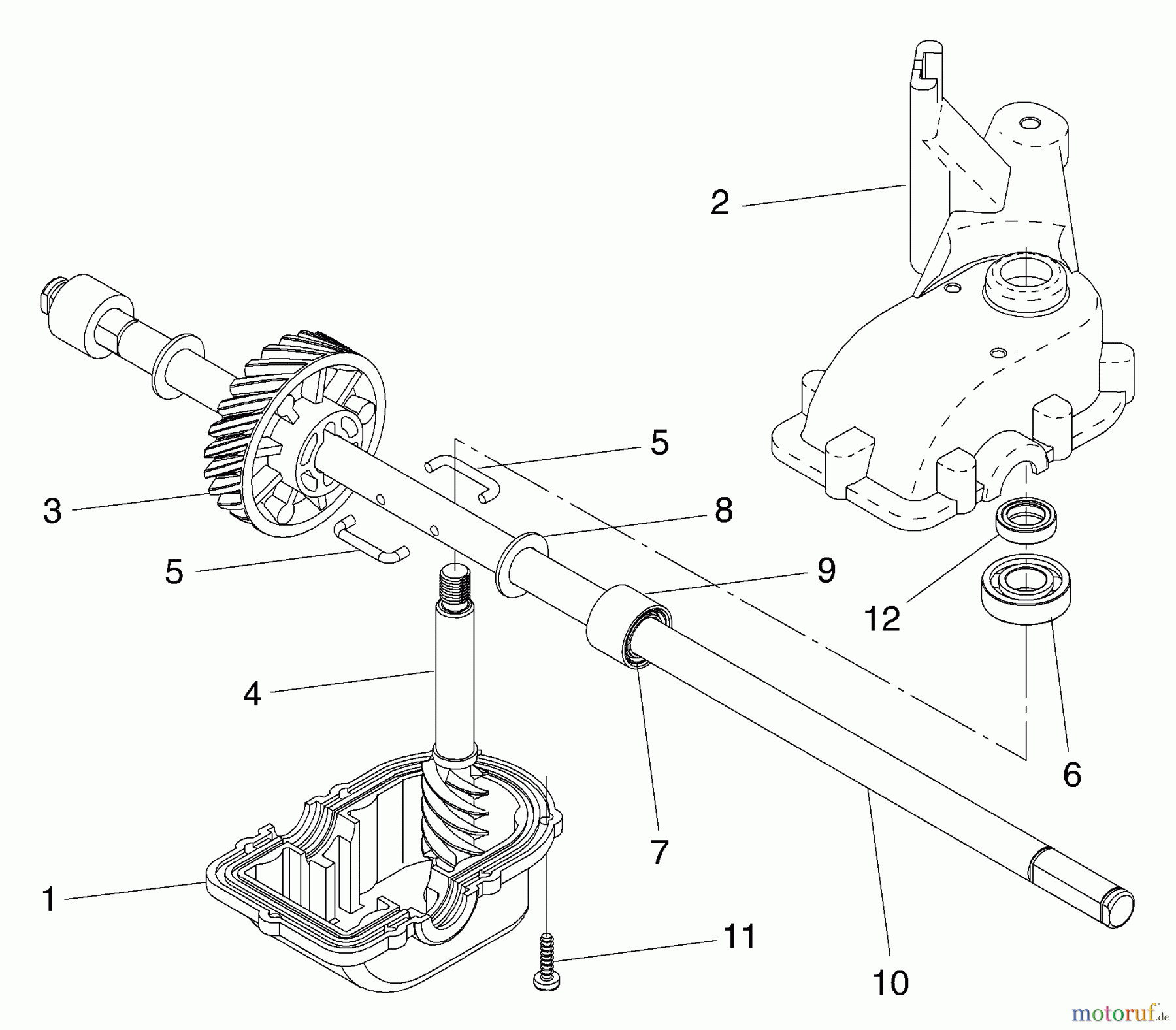  Husqvarna Rasenmäher 5521 RSD (954223470) - Husqvarna Walk-Behind Mower (2004-07 & After) Gear Case Assembly