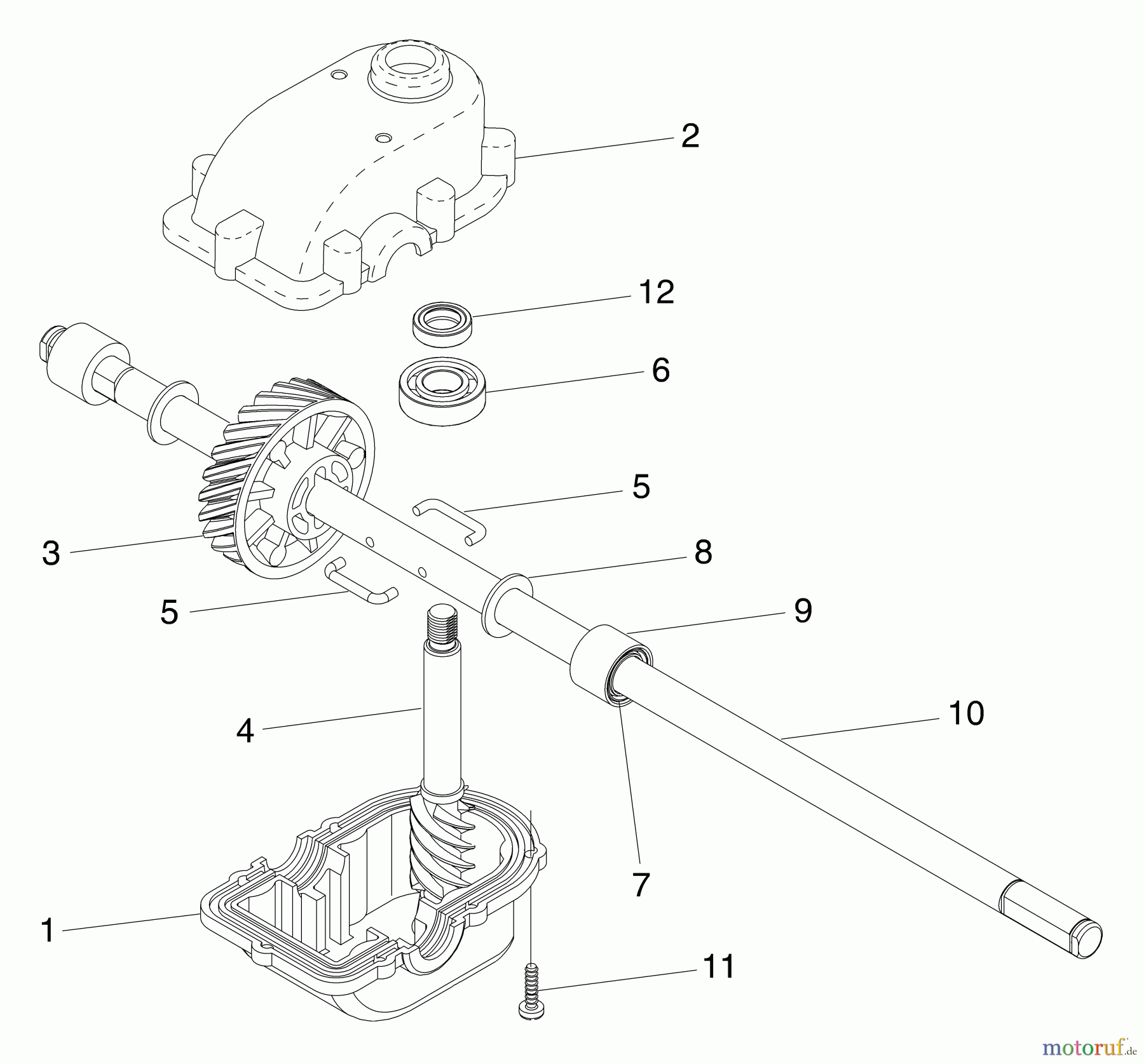  Husqvarna Rasenmäher 55R21 HV (96143000502) - Husqvarna Walk-Behind Mower (2006-02 & After) Gear Case Assembly