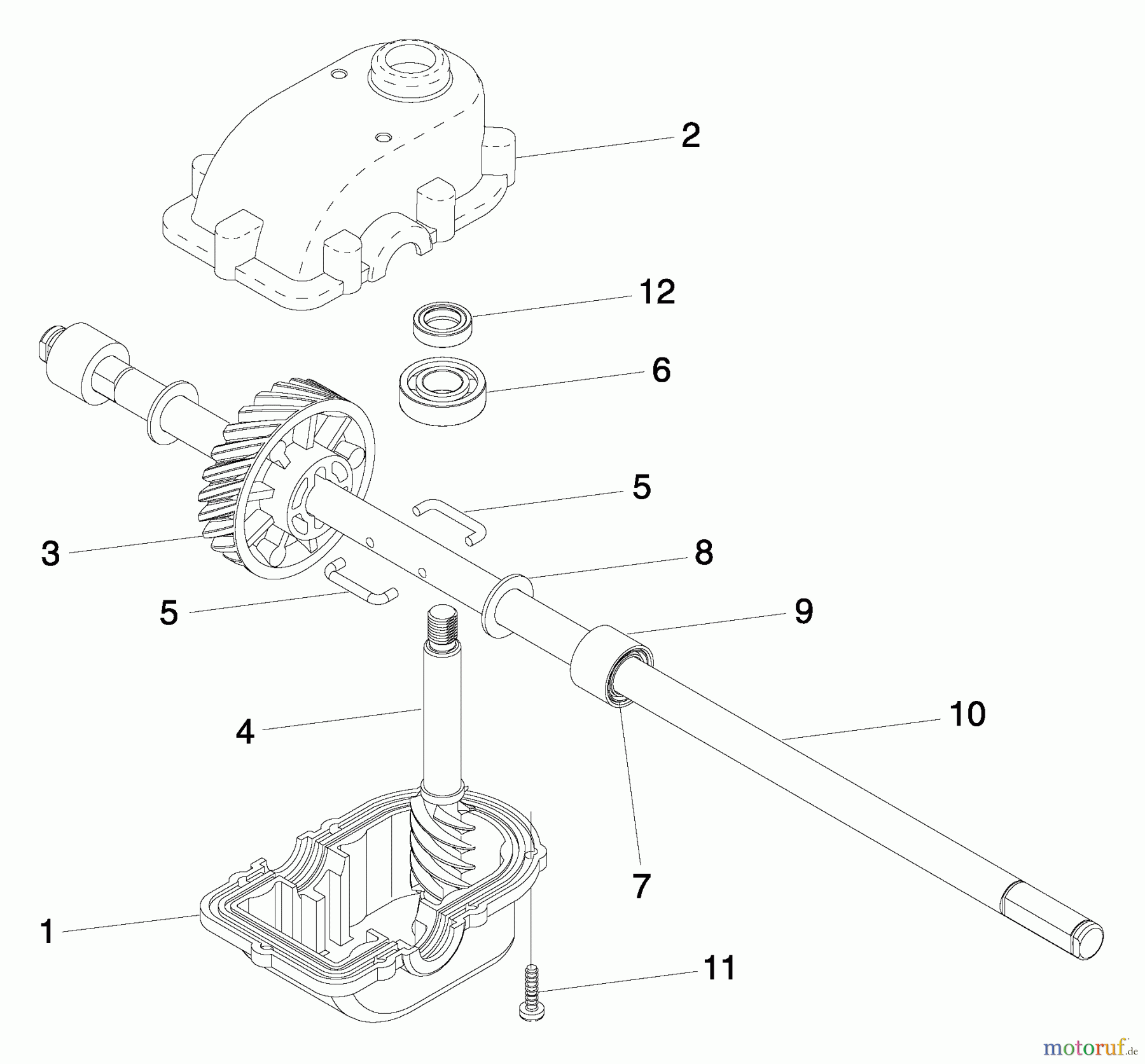  Husqvarna Rasenmäher 55R21 HVL (96145000102) - Husqvarna Walk-Behind Mower (2004-12 & After) Gear Case Assembly 532188294