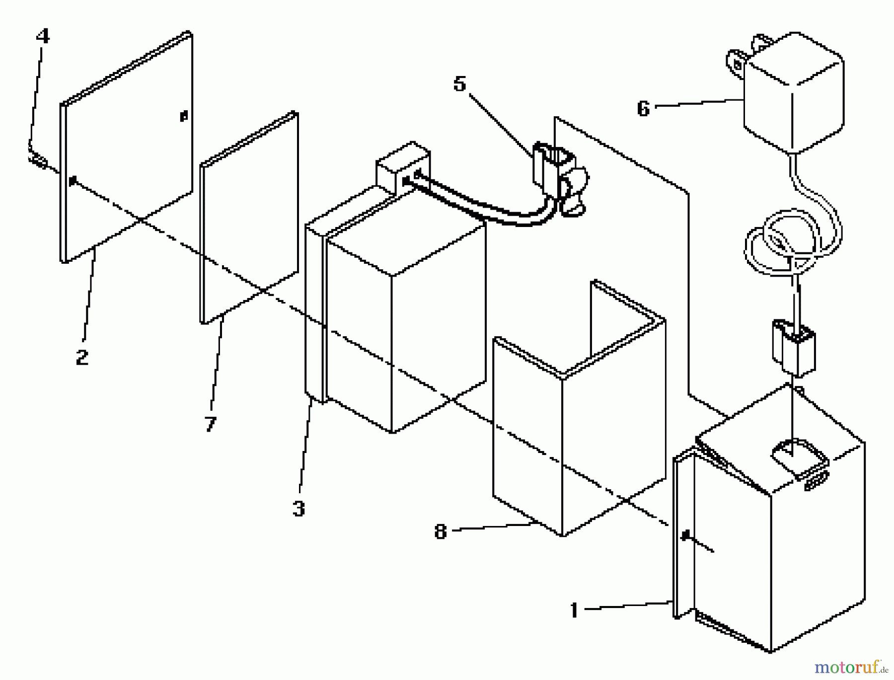  Husqvarna Rasenmäher 56 SFE (954065401C) - Husqvarna Walk-Behind Mower (1995-04 & After) Battery