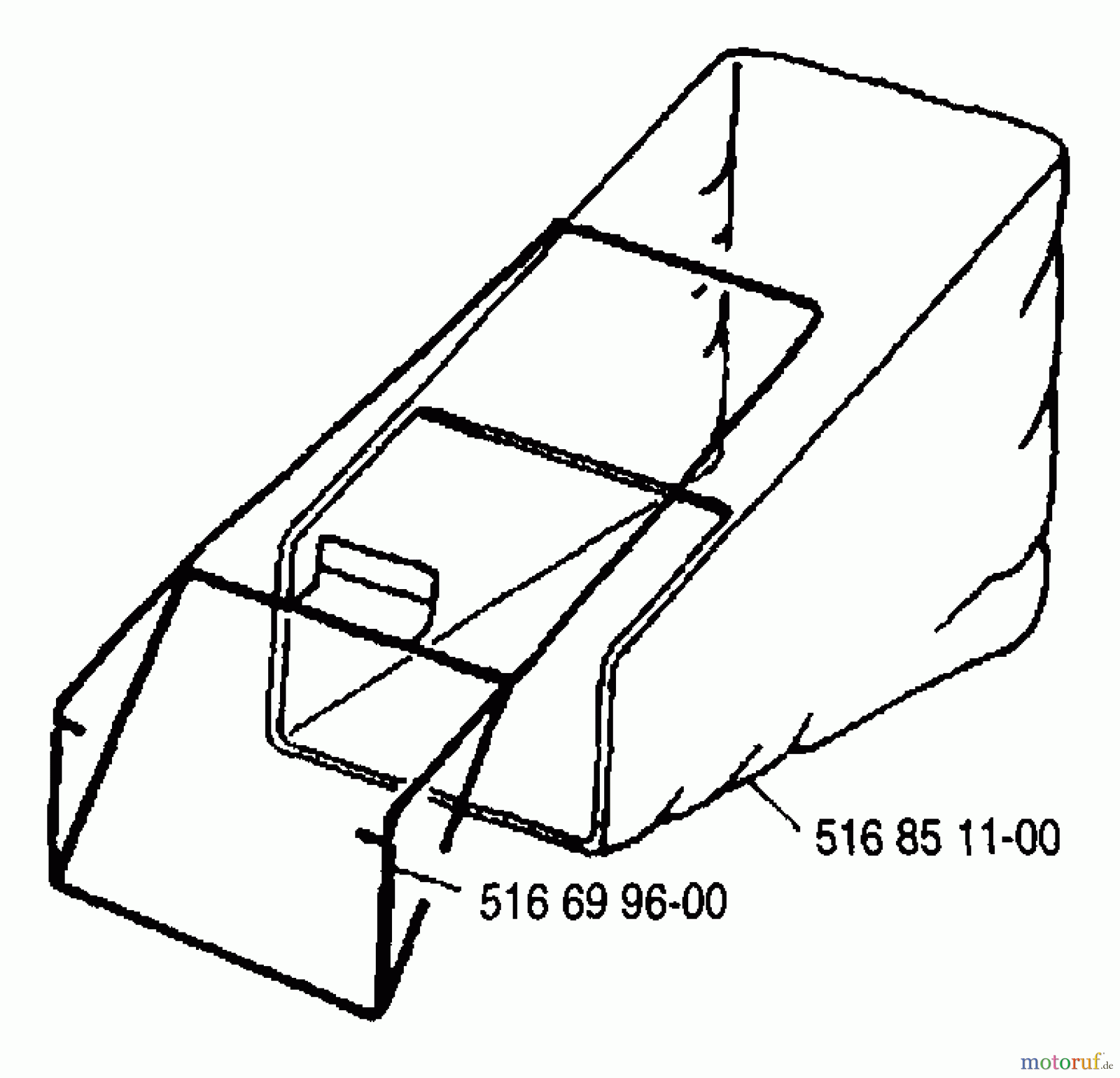  Husqvarna Rasenmäher Royal 19 S - Husqvarna Walk-Behind Mower (1988-05 to 1988-12) Bag Assembly