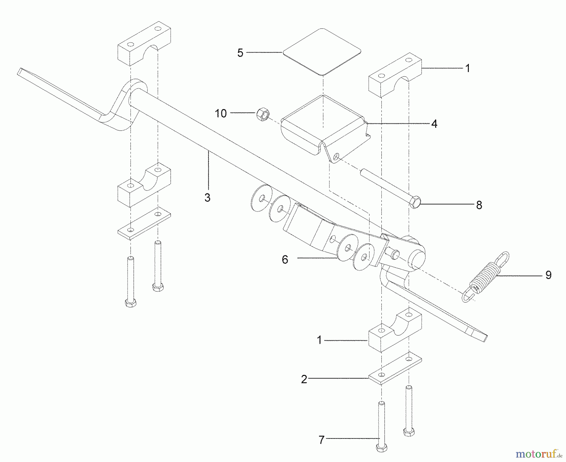  Husqvarna Rasenmäher für Großflächen WHF 5223 (966947006) - Husqvarna Wide-Area Walk-Behind Mower (2009-09 & After) Parking Brake