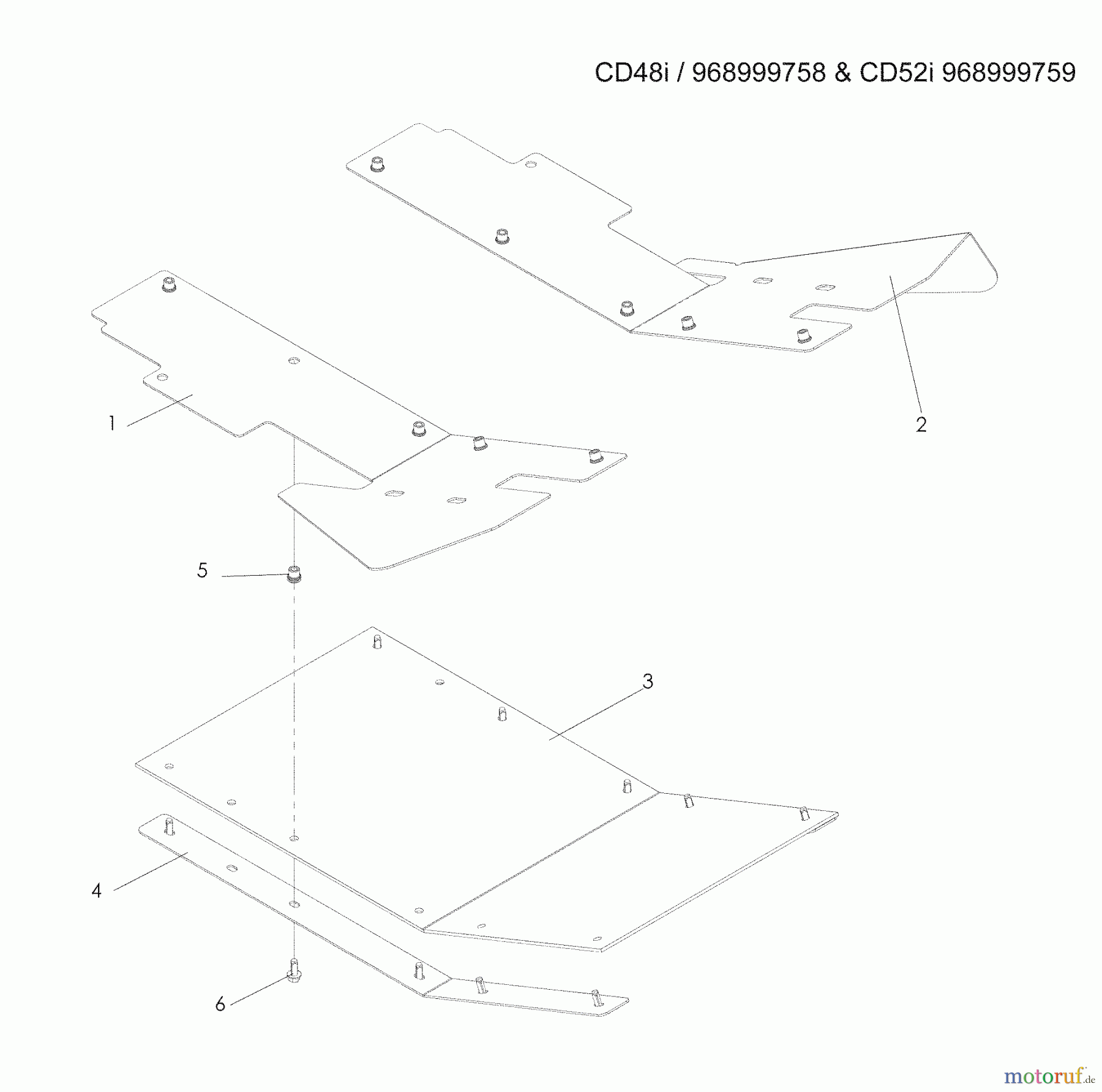  Husqvarna Nullwendekreismäher, Zero-Turn CD 48 I (968999758) - Husqvarna Zero-Turn Mower (2009-03 & After) Debris Guard