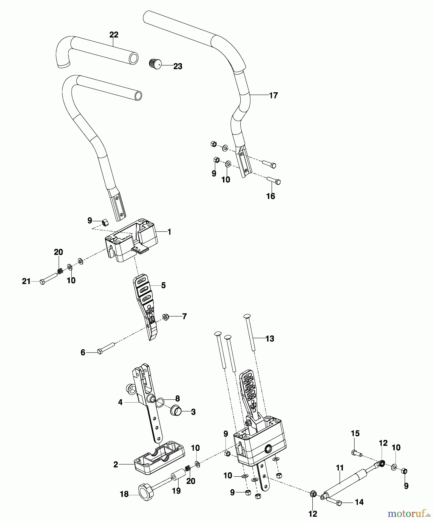  Husqvarna Nullwendekreismäher, Zero-Turn EZ 4824 (965588401) - Husqvarna Zero-Turn Mower (2009-09 & After) Steering