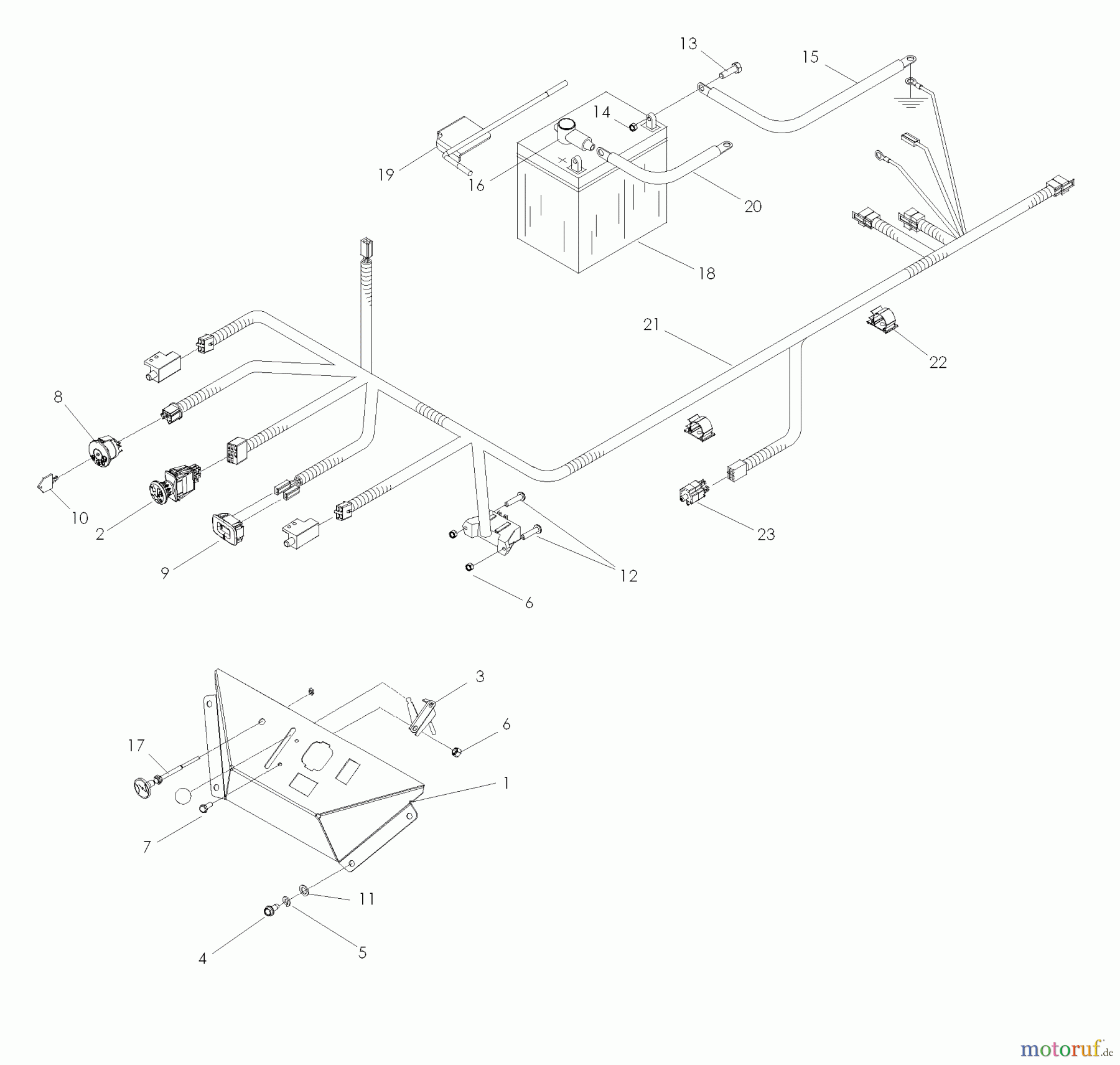  Husqvarna Nullwendekreismäher, Zero-Turn iZ 25 (968999771) - Husqvarna Zero-Turn Mower (2008-01 & After) Ignition System