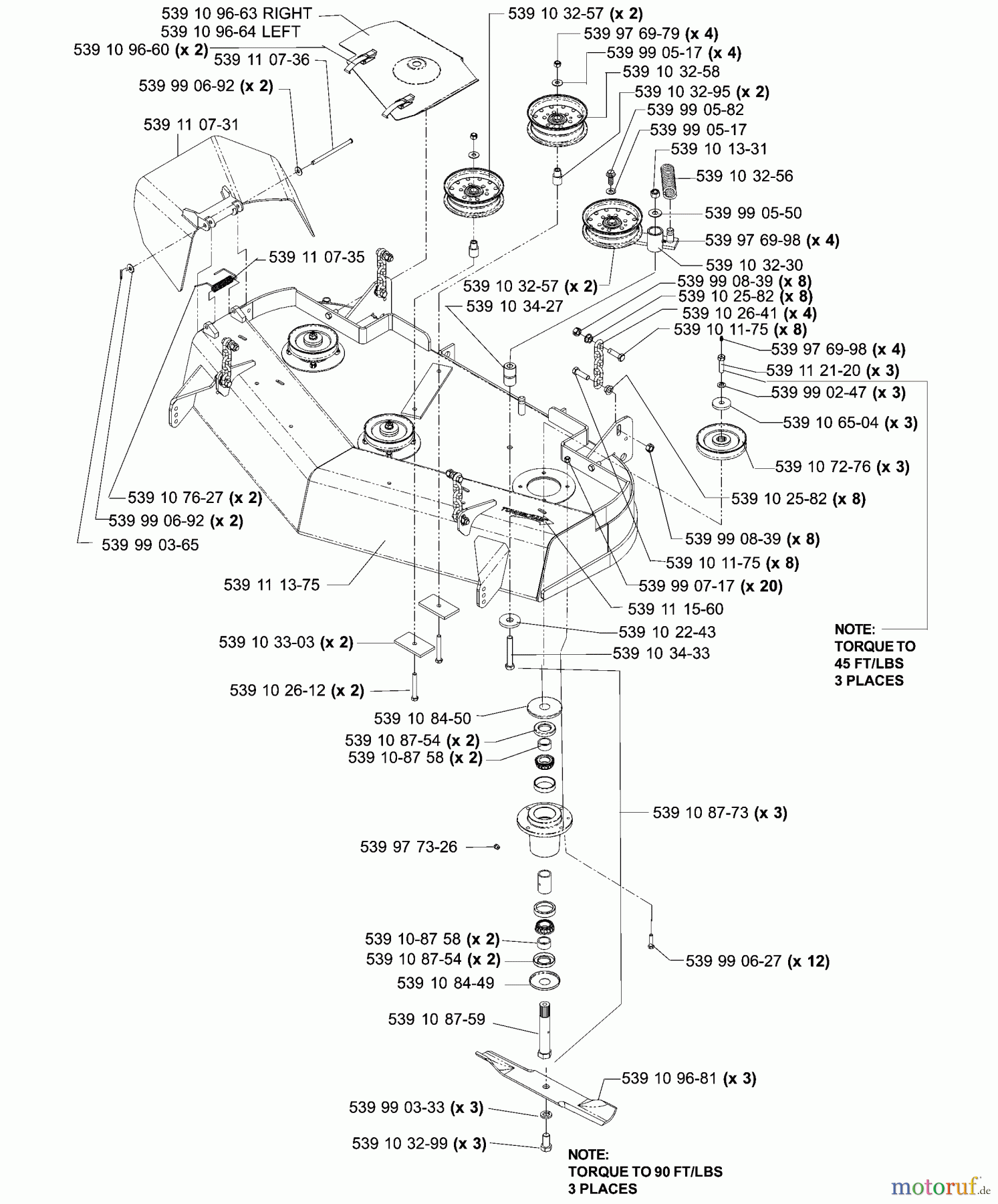  Husqvarna Nullwendekreismäher, Zero-Turn iZ 4217 TSKAA (968999254) - Husqvarna Zero-Turn Mower (2005-08 to 2005-11) 42