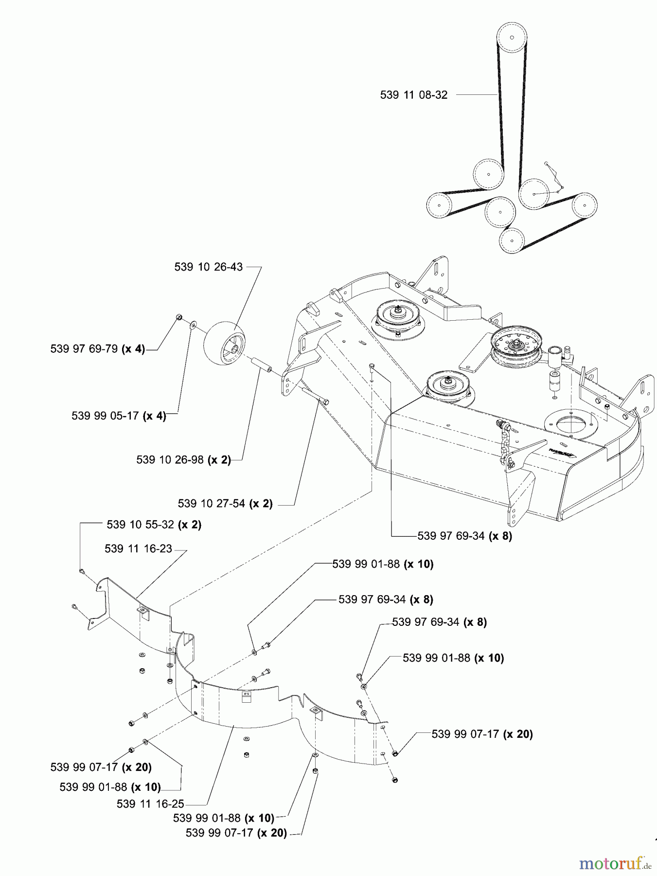  Husqvarna Nullwendekreismäher, Zero-Turn iZ 4217 TSKAA (968999254) - Husqvarna Zero-Turn Mower (2005-08 to 2005-11) 42