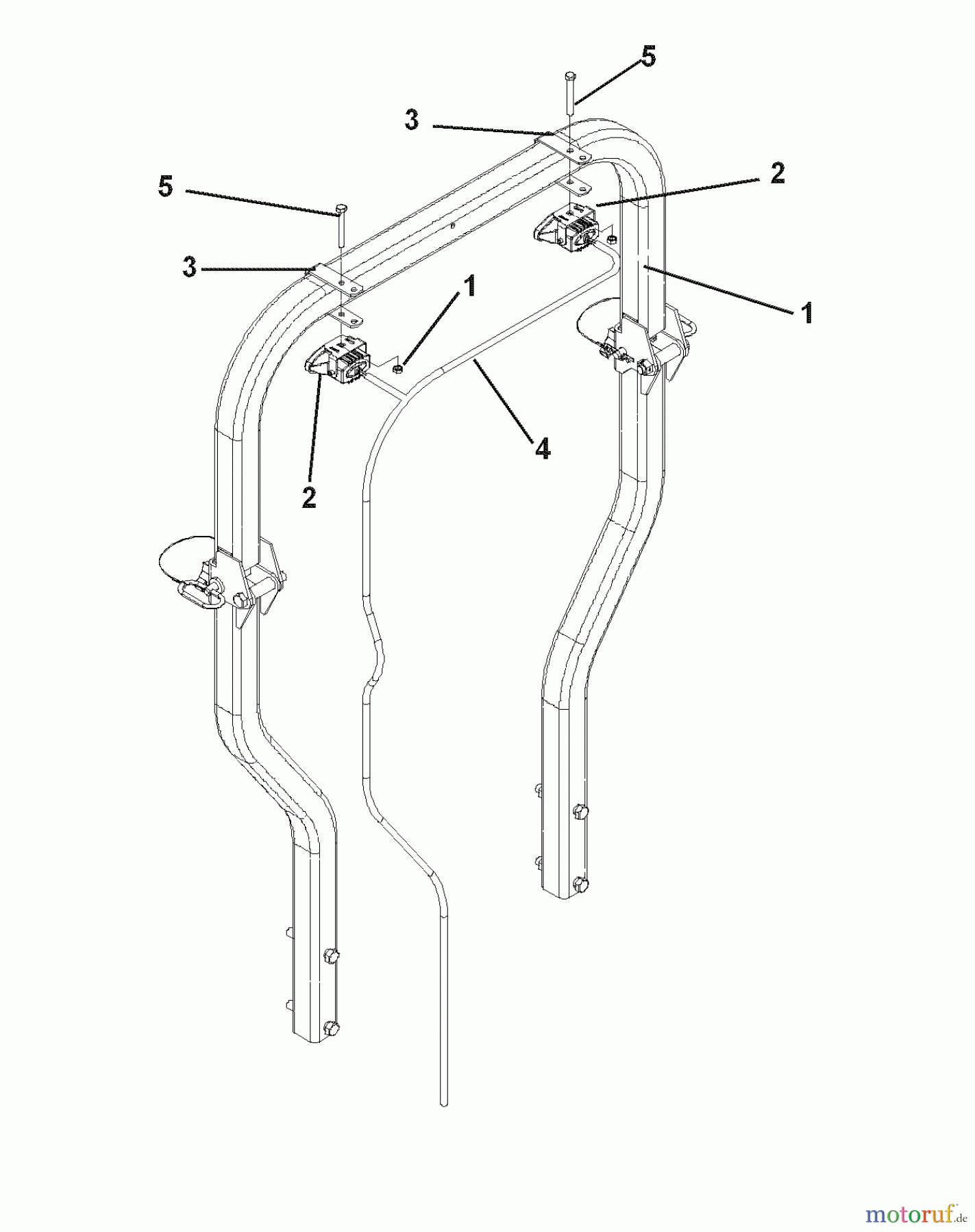  Husqvarna Nullwendekreismäher, Zero-Turn iZ 4217 TSKAA (968999254) - Husqvarna Zero-Turn Mower (2007-04 & After) Accessories Light Kit