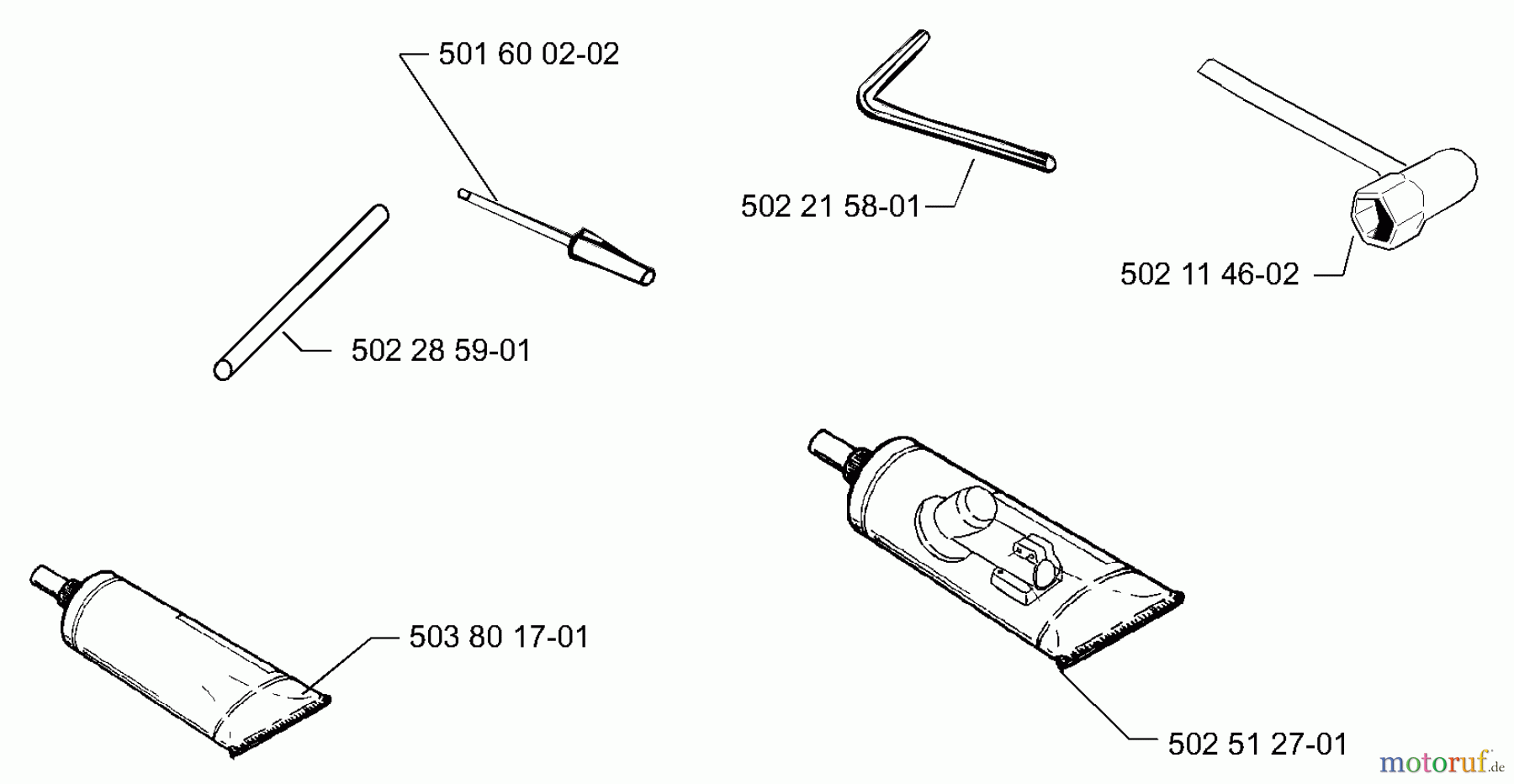  Husqvarna Kantenschneider 322 E - Husqvarna Handheld Edger (1999-10 to 2000-12) Accessories