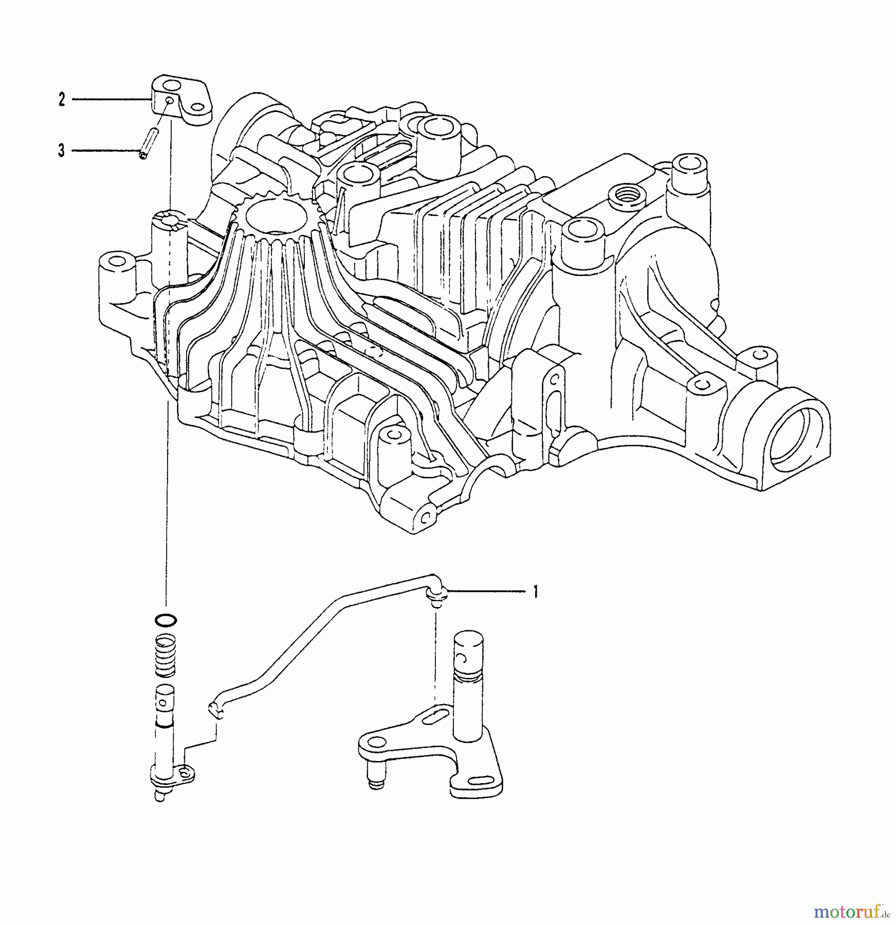  Husqvarna Motoren K 61 - Tuff Torq Transmission Bypass Return Assy