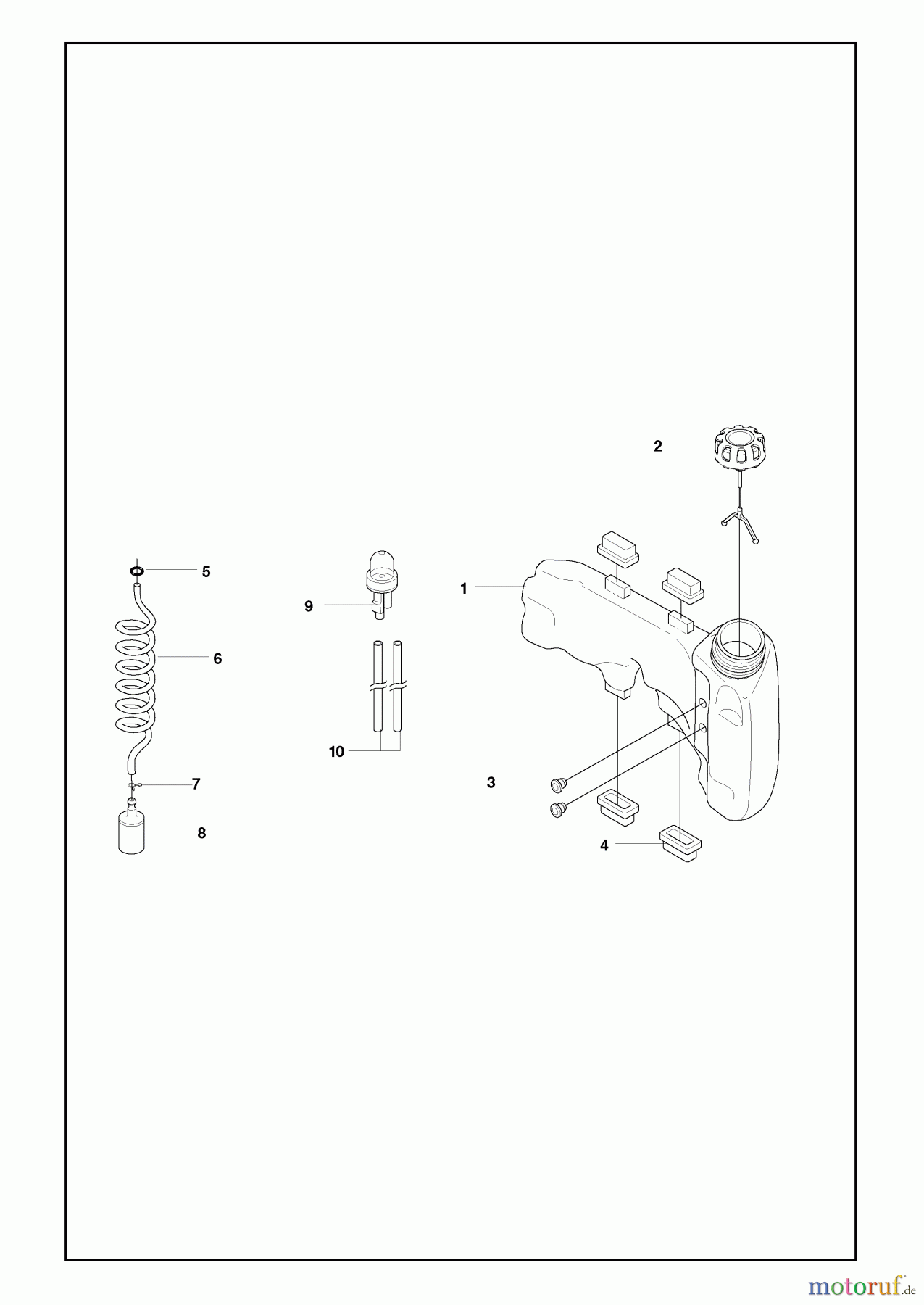  Husqvarna Heckenscheren 325 HD 60X - Husqvarna Hedge Trimmer (2009-02 & After) Fuel Tank