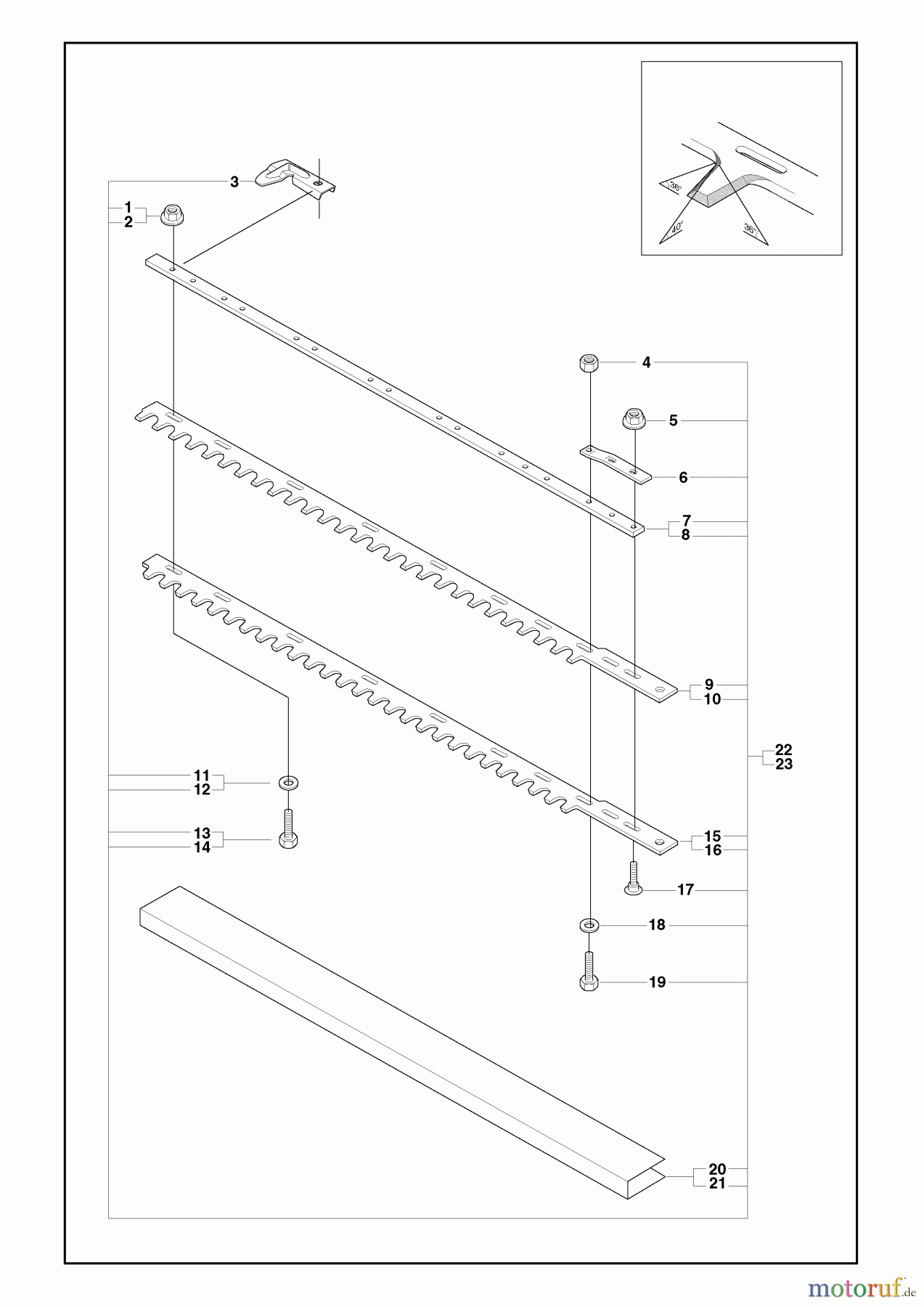  Husqvarna Heckenscheren 325 HS 99X - Husqvarna Hedge Trimmer (2008-05 & After) Cutting Equipment