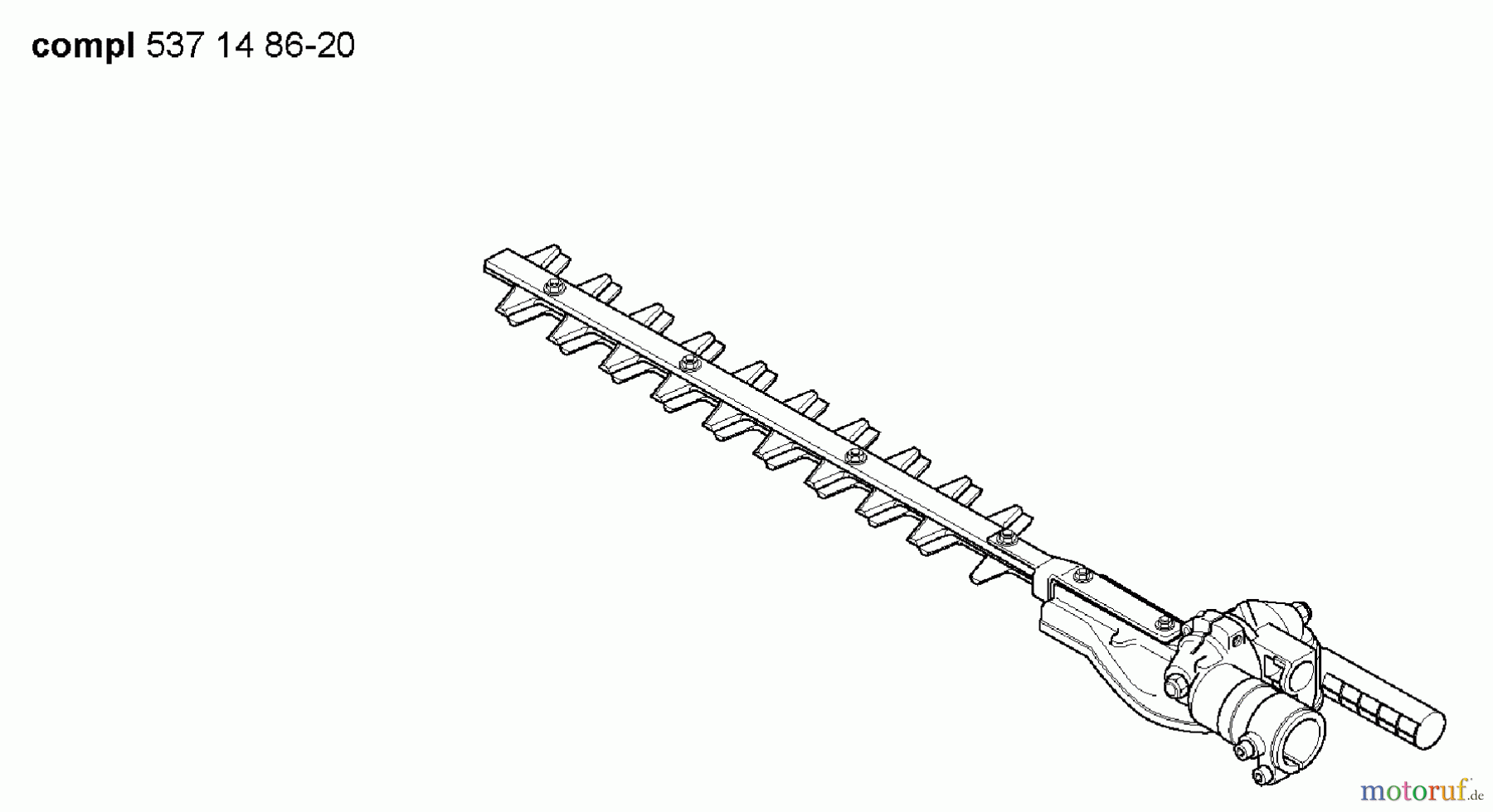  Husqvarna Heckenscheren 326 HE 3X - Husqvarna Hedge Trimmer (2005-10 & After) Cutting Assy