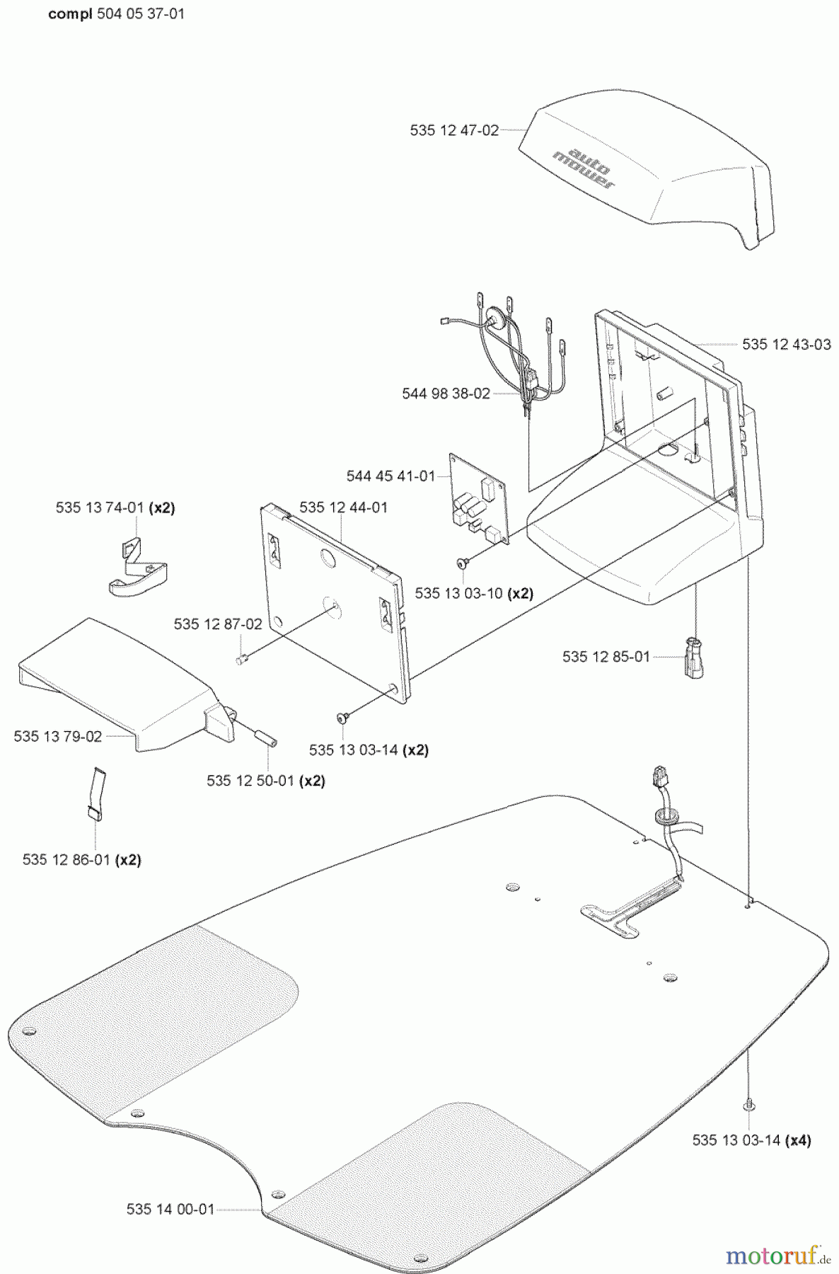  Husqvarna Automower, Mähroboter 230 ACX - Husqvarna Auto Mower (2007-07 to 2008-01) Charging Station