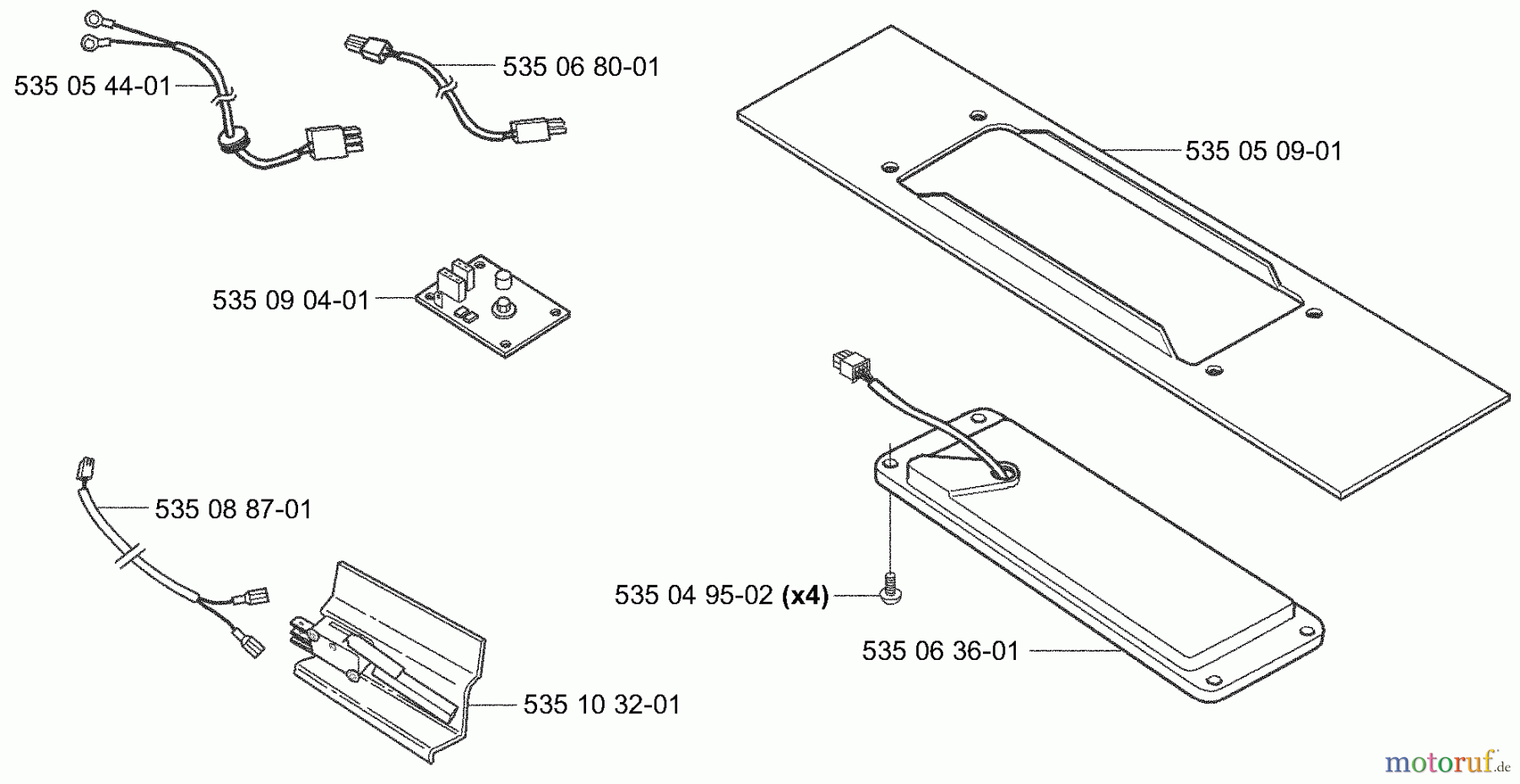  Husqvarna Automower, Mähroboter 953528302 - Husqvarna Auto Mower (2003-04 & After) Battery/Harness