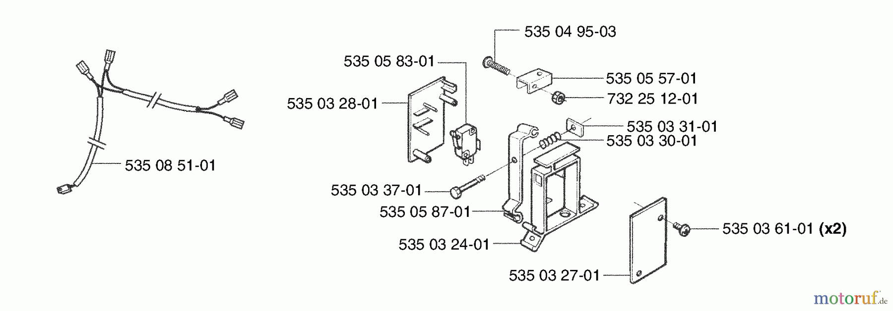  Husqvarna Automower, Mähroboter Husqvarna Auto Mower (2003-01 to 2003-03) Collision Sensor