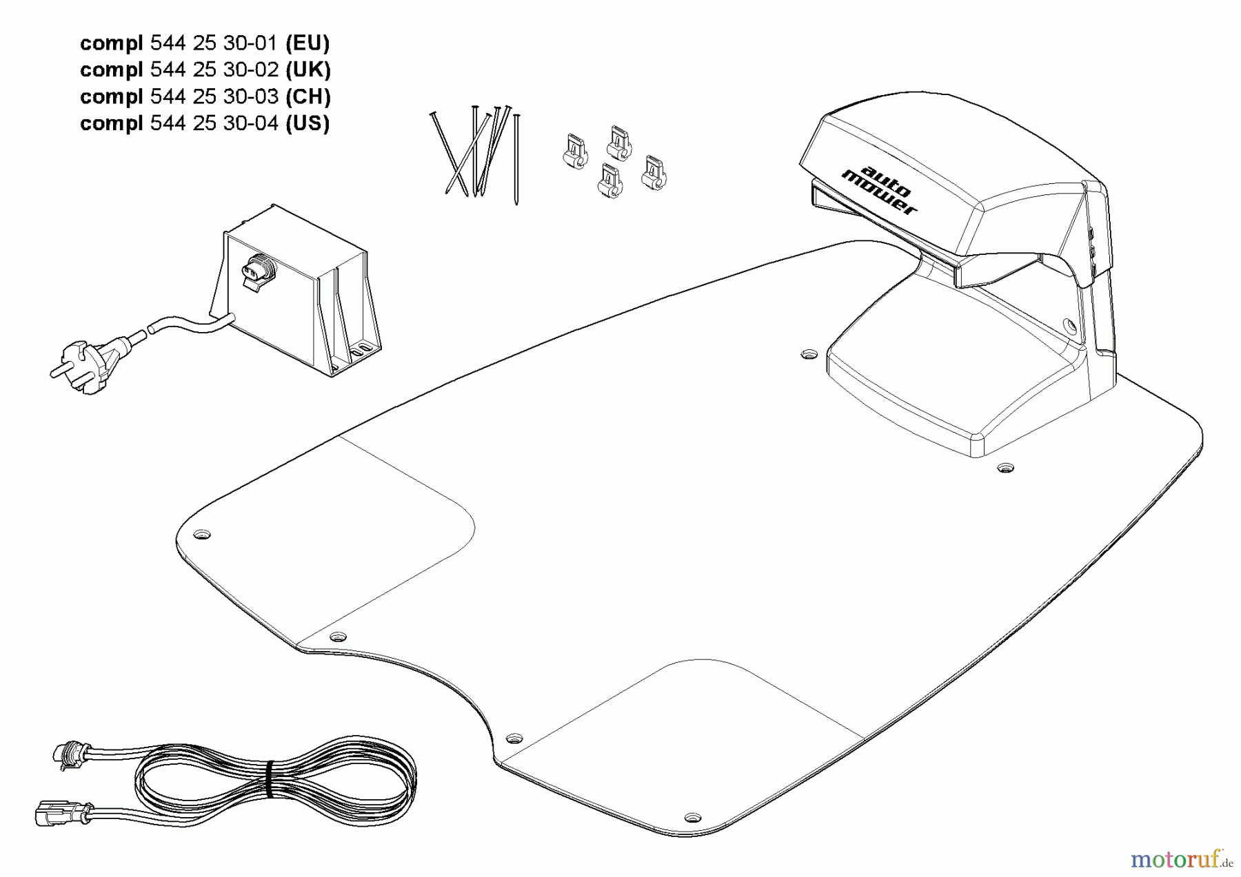  Husqvarna Automower, Mähroboter Husqvarna Auto Mower (Generation 2) (2006-01 to 2006-01) Charging Base Assy.