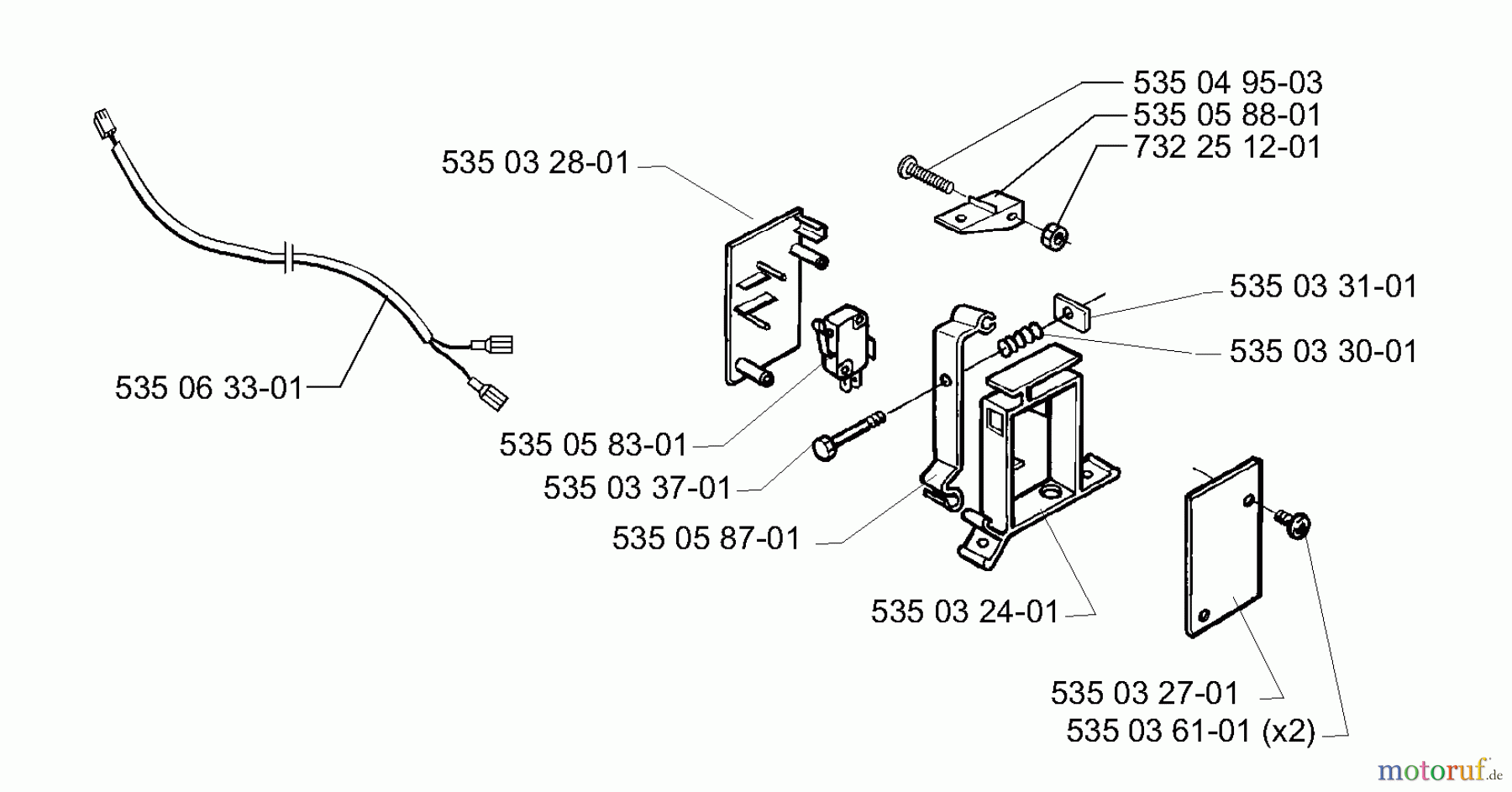  Husqvarna Automower, Mähroboter Husqvarna Solar Auto Mower (1999-02 to 2000-01) Sensor Assembly