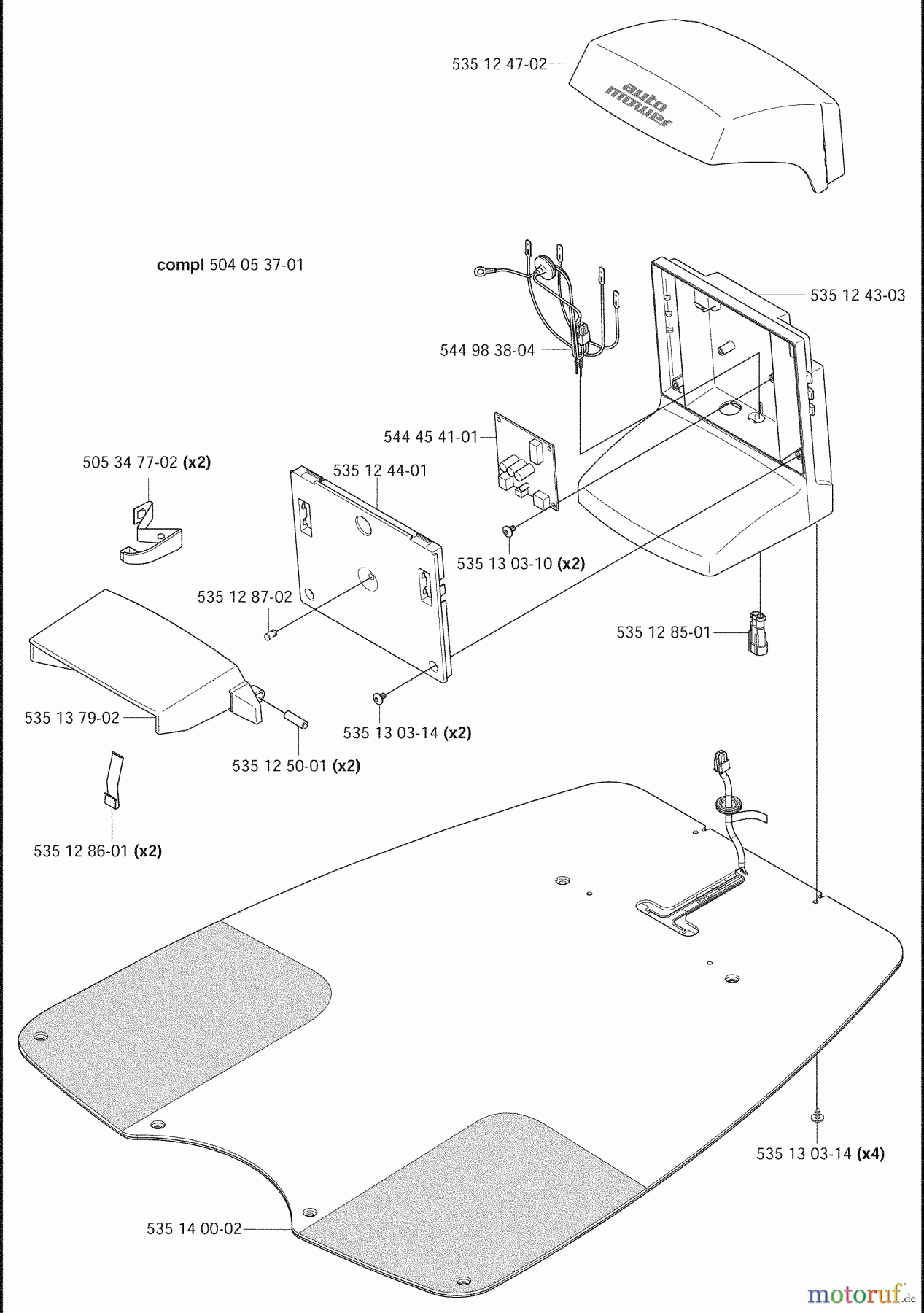  Husqvarna Automower, Mähroboter Husqvarna Solar Auto Mower Hybrid (2008-05 to 2009-10) Docking Station