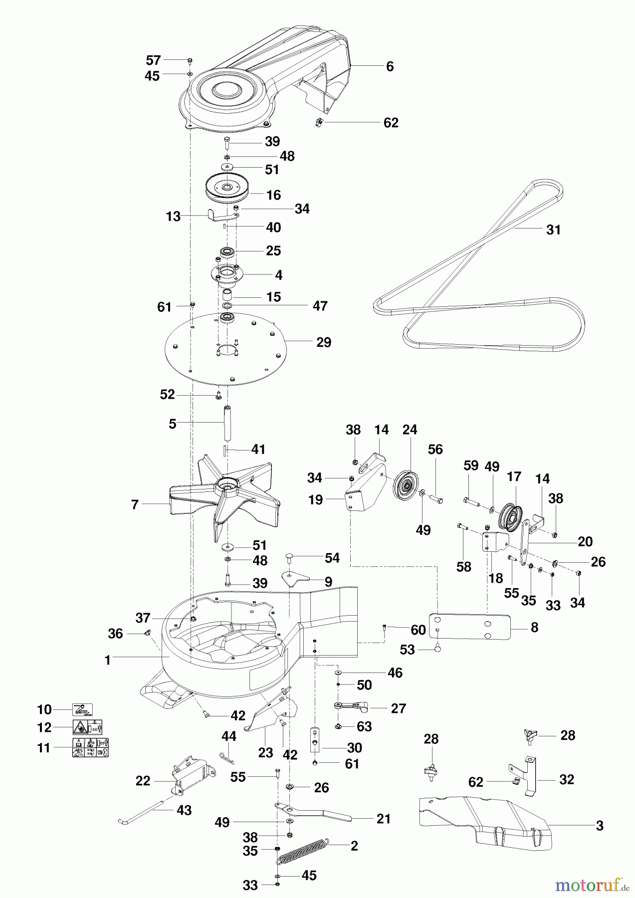  Husqvarna Zubehör, Rasenmäher / Mäher 966529101 - Husqvarna 42