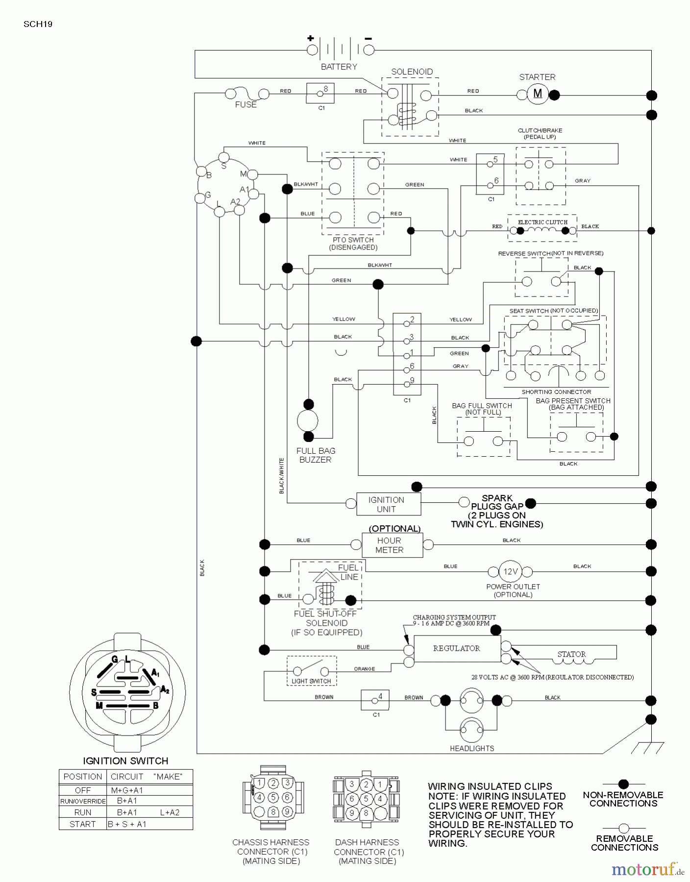  Husqvarna Rasen und Garten Traktoren CTH 164T (96051009400) - Husqvarna Lawn Tractor (2013-06) SCHEMATIC