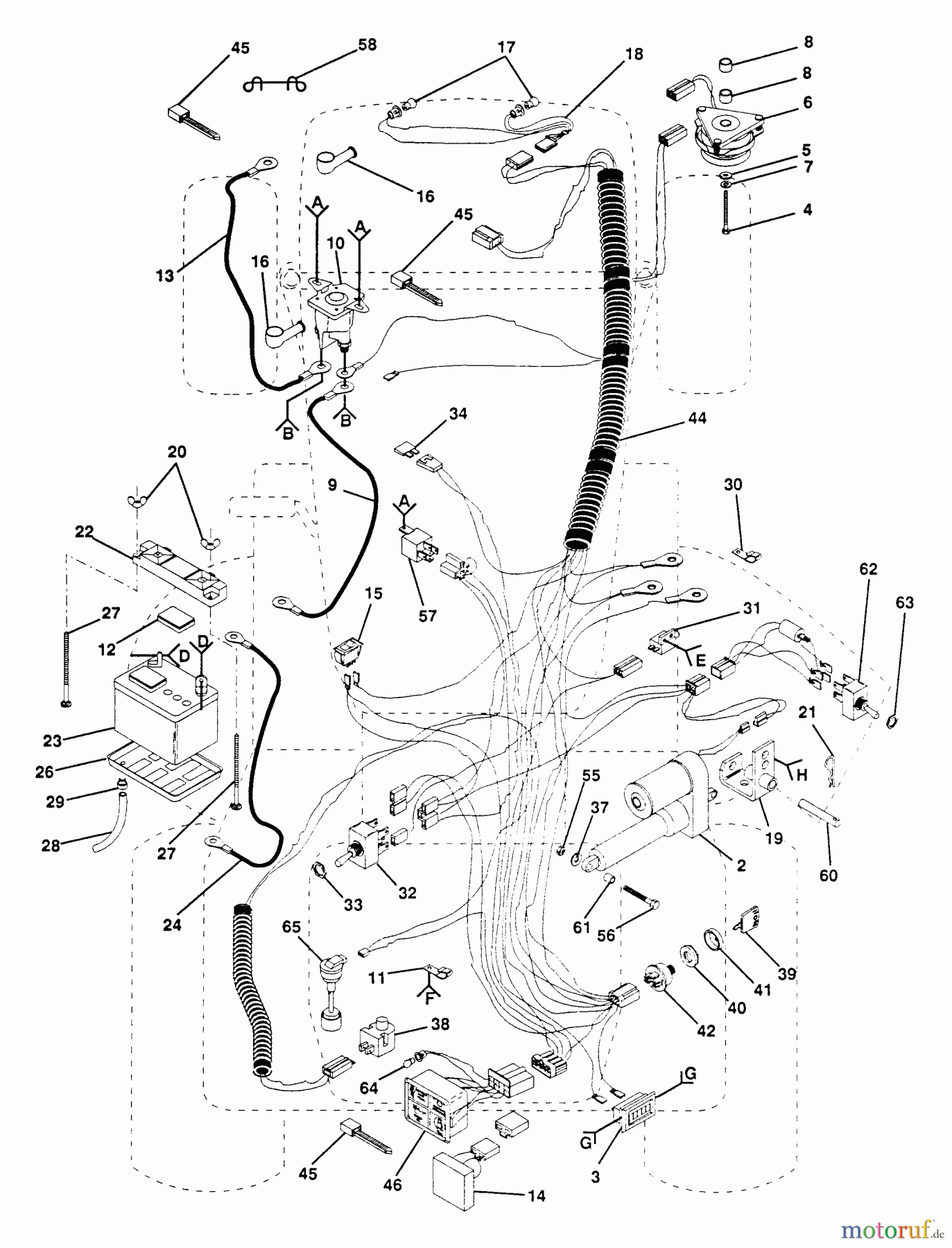  Husqvarna Rasen und Garten Traktoren GT 180 (954000211) (H1850B) - Husqvarna Garden Tractor (1990-11 & After) Electrical