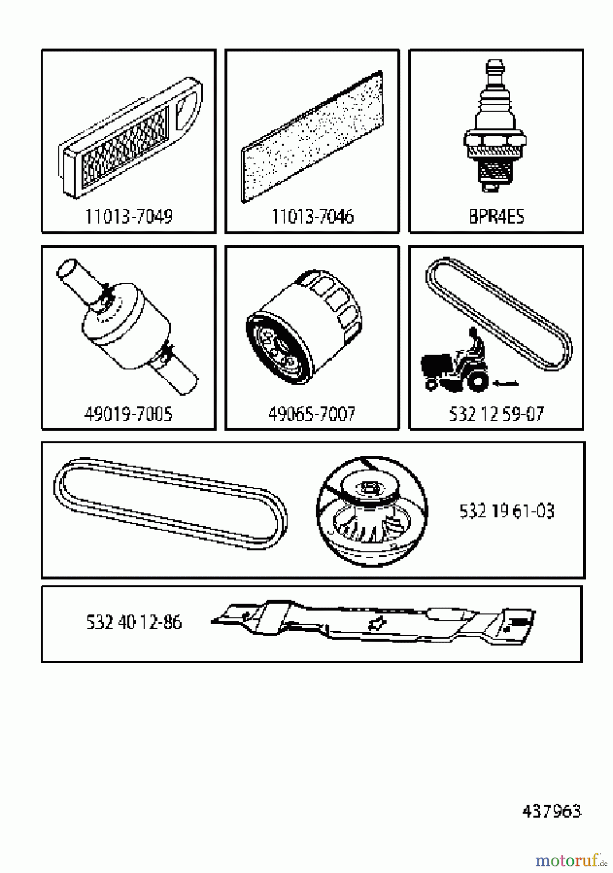  Husqvarna Rasen und Garten Traktoren GTH 264T (96041025000) - Husqvarna Garden Tractor (2012-01 & After) ACCESSORIES