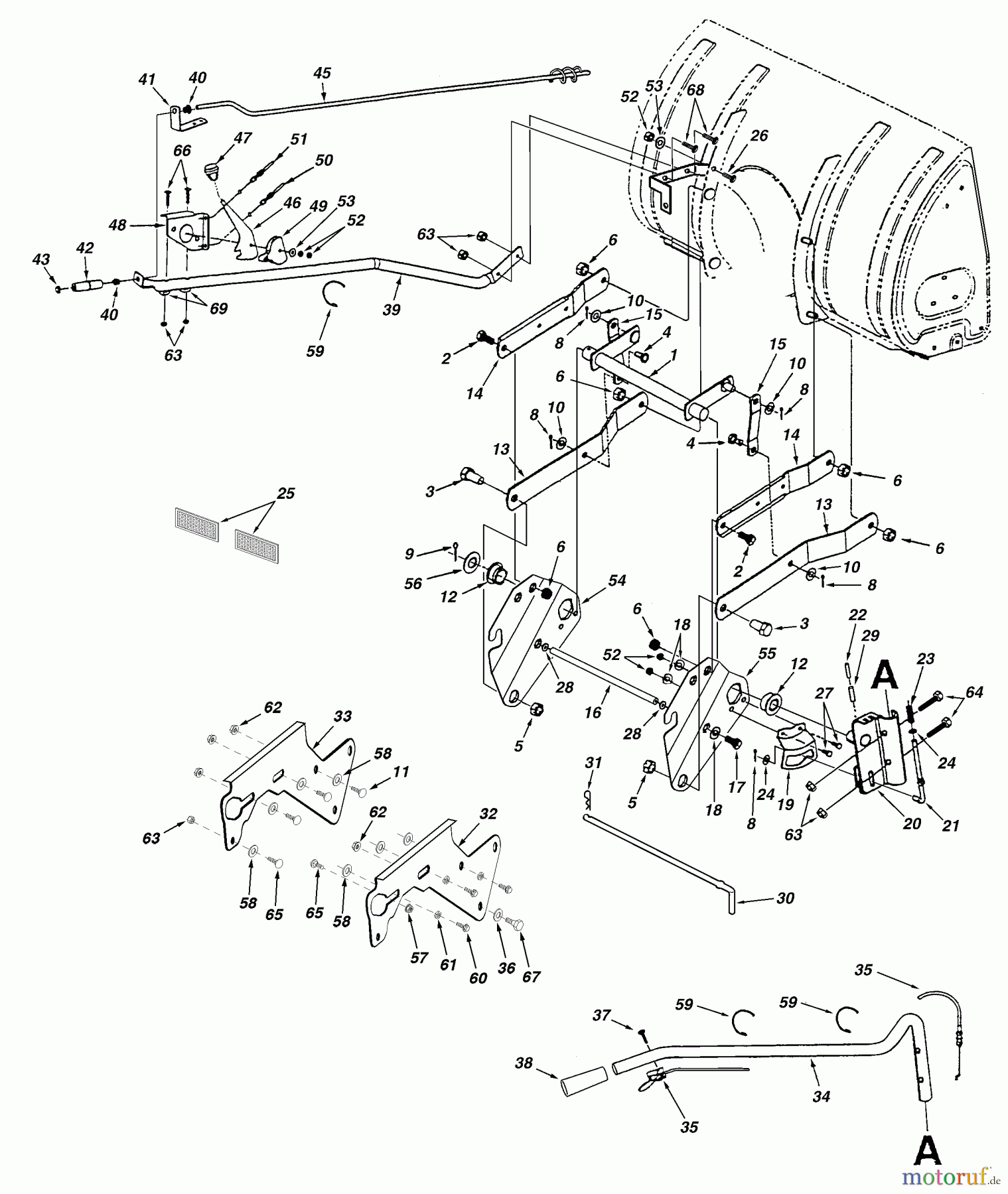  Husqvarna Zubehör, Rasenmäher / Mäher LST 42 C - Husqvarna 42