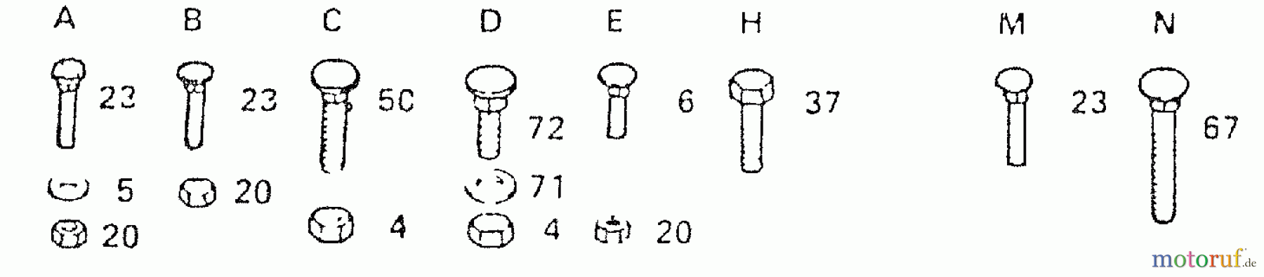  Husqvarna Rasen und Garten Traktoren LT 125 (HVLT125AE) - Husqvarna Lawn Tractor (1990-01 & After) Mower Hardware