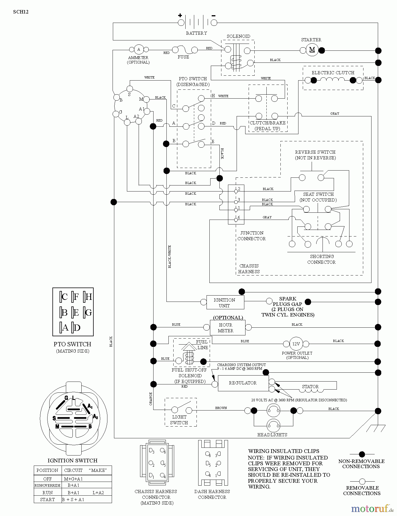  Husqvarna Rasen und Garten Traktoren LTH 154 (96041024300) - Husqvarna Lawn Tractor (2012-01 & After) SCHEMATIC