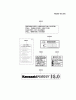 Kawasaki Motoren FA210V - AS02 bis FH641V - DS24 FD501V-AS03 - Kawasaki FD501V 4-Stroke Engine Spareparts LABEL