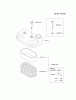 Kawasaki Motoren FA210V - AS02 bis FH641V - DS24 FD501V-DS05 - Kawasaki FD501V 4-Stroke Engine Spareparts AIR-FILTER/MUFFLER