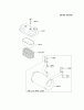 Kawasaki Motoren FA210V - AS02 bis FH641V - DS24 FD611V-CS00 - Kawasaki FD611V 4-Stroke Engine Spareparts AIR-FILTER/MUFFLER