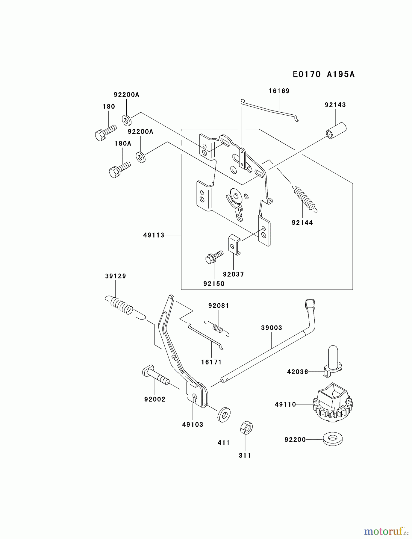  Kawasaki Motoren Motoren Vertikal FA210V - AS02 bis FH641V - DS24 FD611V-CS00 - Kawasaki FD611V 4-Stroke Engine CONTROL-EQUIPMENT