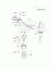 Kawasaki Motoren FA210V - AS02 bis FH641V - DS24 FD731V-AS06 - Kawasaki FD731V 4-Stroke Engine Spareparts PISTON/CRANKSHAFT