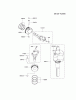 Kawasaki Motoren FA210V - AS02 bis FH641V - DS24 FD731V-AS08 - Kawasaki FD731V 4-Stroke Engine Spareparts PISTON/CRANKSHAFT