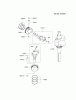 Kawasaki Motoren FA210V - AS02 bis FH641V - DS24 FD731V-AS09 - Kawasaki FD731V 4-Stroke Engine Spareparts PISTON/CRANKSHAFT