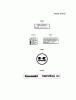 Kawasaki Motoren FA210V - AS02 bis FH641V - DS24 FH381V-AS30 - Kawasaki FH381V 4-Stroke Engine Spareparts LABEL