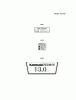 Kawasaki Motoren FA210V - AS02 bis FH641V - DS24 FH381V-AS09 - Kawasaki FH381V 4-Stroke Engine Spareparts LABEL