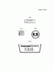 Kawasaki Motoren FA210V - AS02 bis FH641V - DS24 FH381V-BS10 - Kawasaki FH381V 4-Stroke Engine Spareparts LABEL