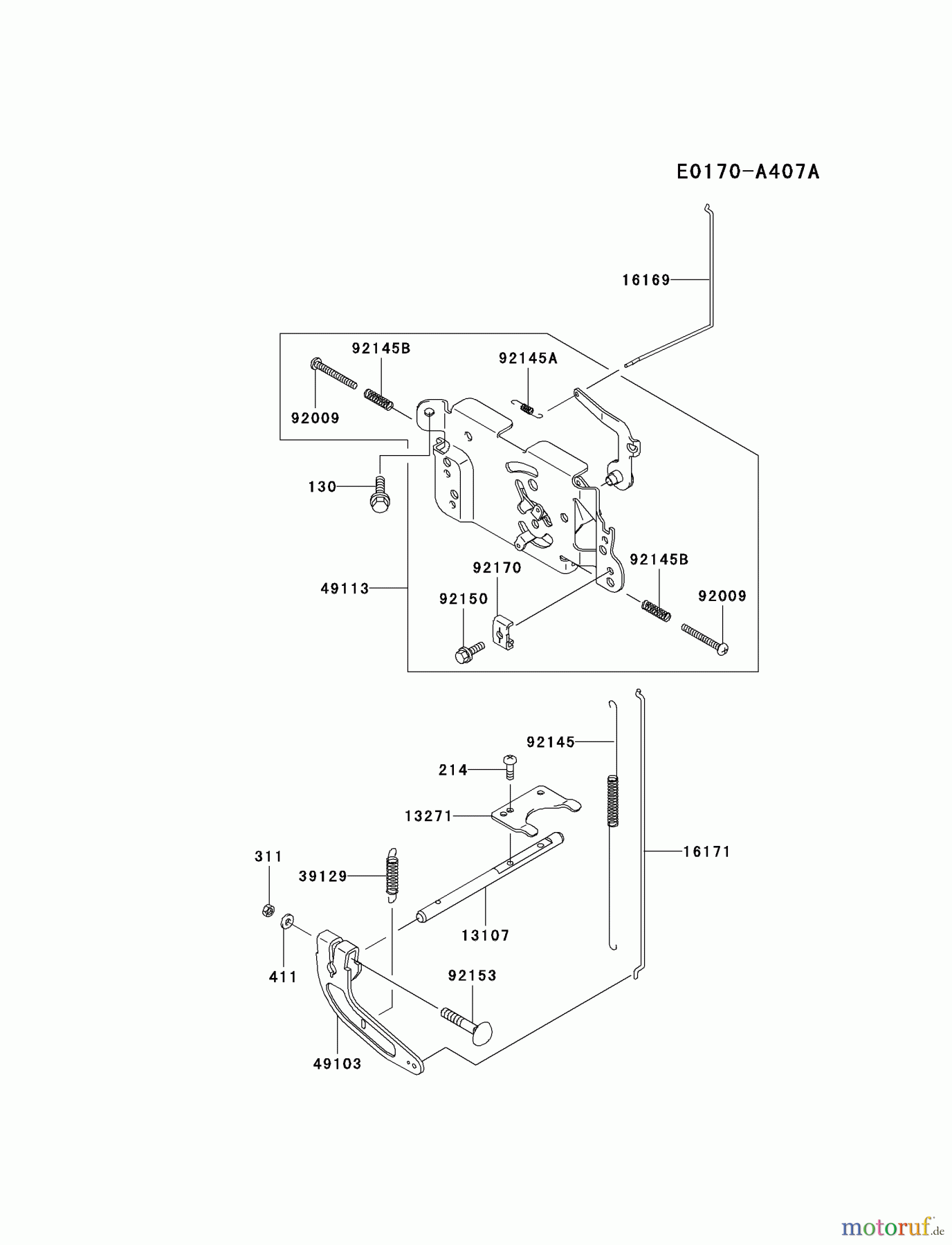  Kawasaki Motoren Motoren Vertikal FA210V - AS02 bis FH641V - DS24 FH381V-BS04 - Kawasaki FH381V 4-Stroke Engine CONTROL-EQUIPMENT