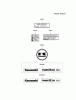 Kawasaki Motoren FA210V - AS02 bis FH641V - DS24 FH430V-BS34 - Kawasaki FH430V 4-Stroke Engine Spareparts LABEL
