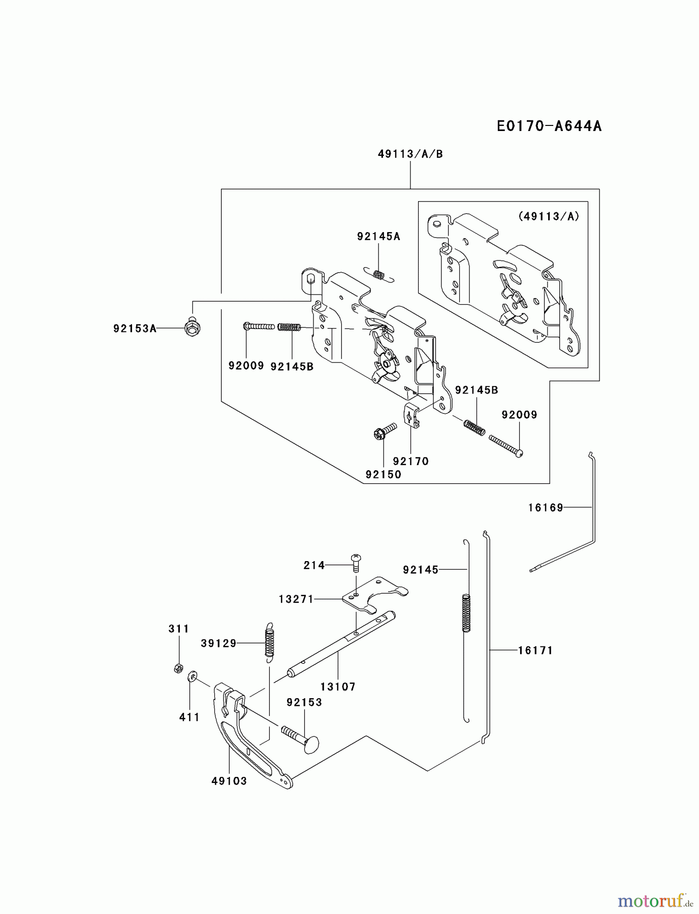  Kawasaki Motoren Motoren Vertikal FA210V - AS02 bis FH641V - DS24 FH430V-BS36 - Kawasaki FH430V 4-Stroke Engine CONTROL-EQUIPMENT